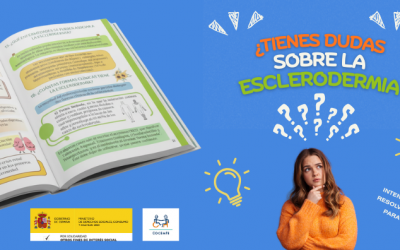Guía “100 Preguntas sobre Esclerosis Sistémica” para pacientes y familiares.